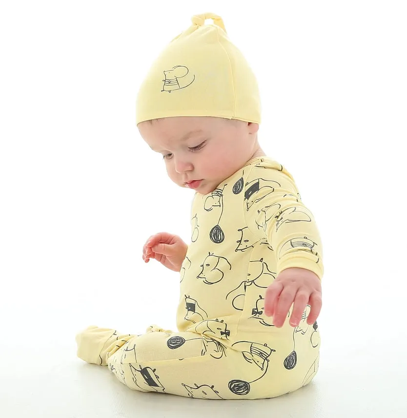 Unisex Bamboo Mouse Footie