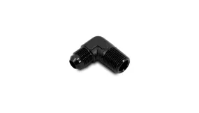 Vibrant AN Flare to Male NPT 90 Degree Adapter Fitting; Size: -4AN x 1/8" NPT - 10251A