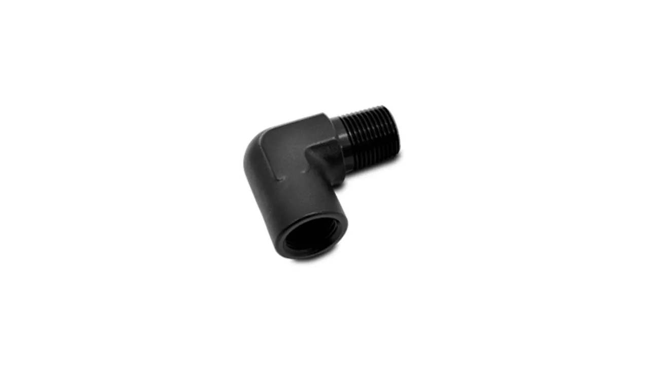 Vibrant Female to Male NPT 90 Degree Adapter Fitting; Size: 1/2" NPT - 11343