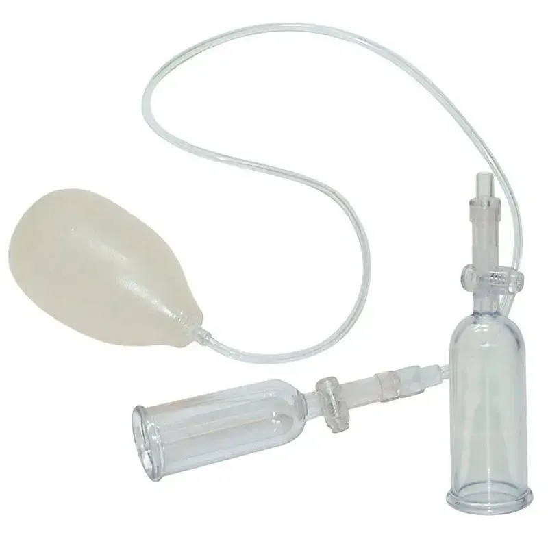 You2toys Crystal Clear Multi Nipple Sucker with Hand Pump